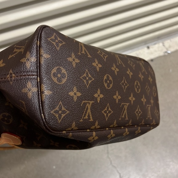 COPY - LOUIS VUITTON Monogram Canvas Neverfull MM Brown Tote Bag (Authentic) - Picture 9 of 14